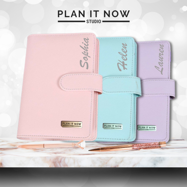 Personalised or Blank A5 Personal Organiser Binder (Pink, Lilac or Mint Green) - Image 2