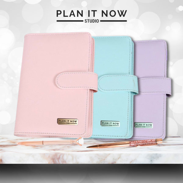 Personalised or Blank A5 Personal Organiser Binder (Pink, Lilac or Mint Green)