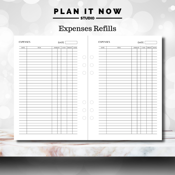 Personalised or Blank A5 Personal Organiser Binder (Pink, Lilac or Mint Green) - Image 8