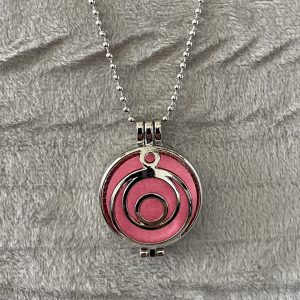 Aromatherapy Diffuser Necklace – 316L Stainless Steel Locket with Felt Inserts