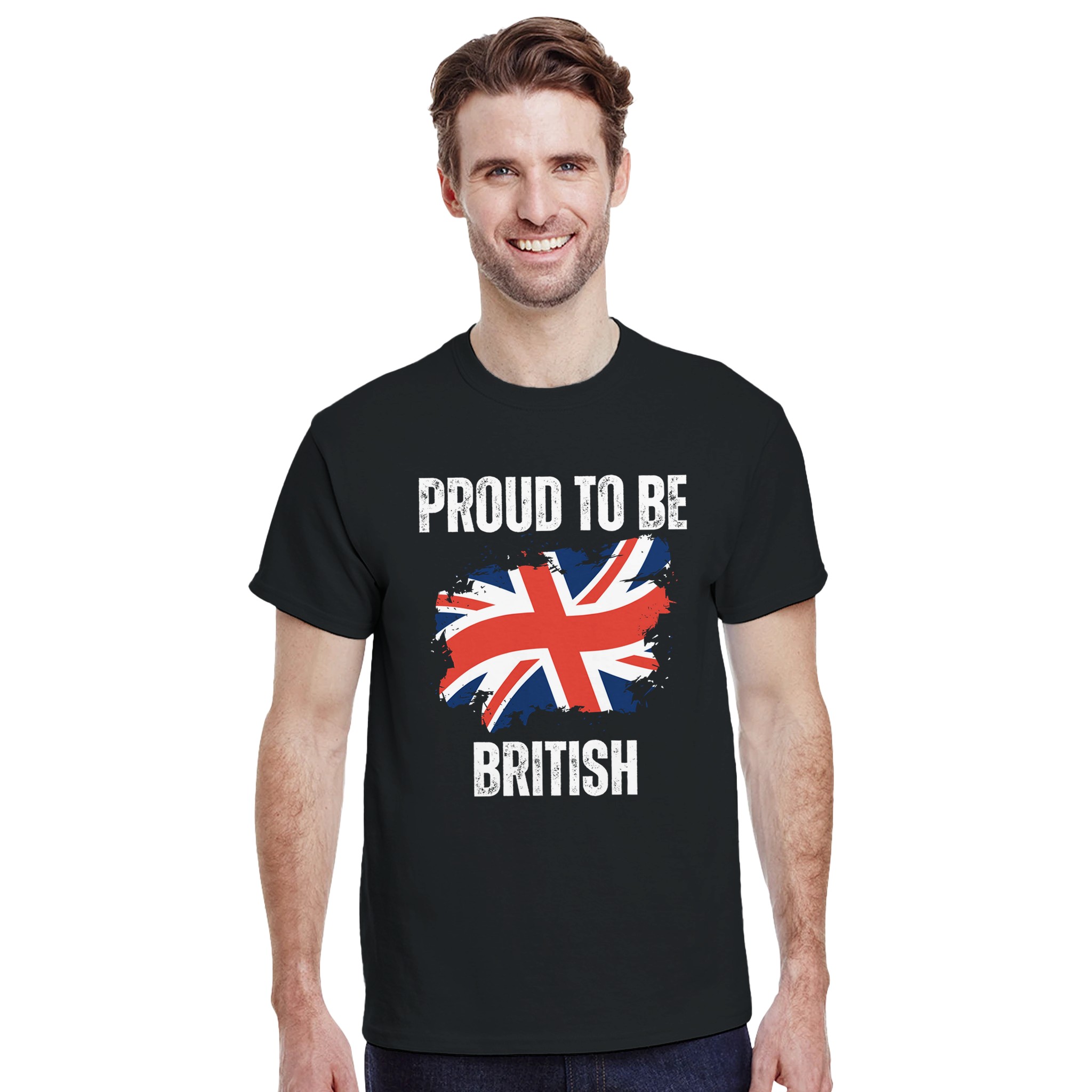 thumbnail image 2 of If This Flag Offends You Union Jack T-Shirt – 100% Cotton, Crew Neck, Short Sleeve, Patriotic Britain Tee For Adults & Kids 2 of 6