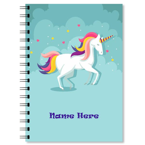 Personalised Unicorn Notebook (2)